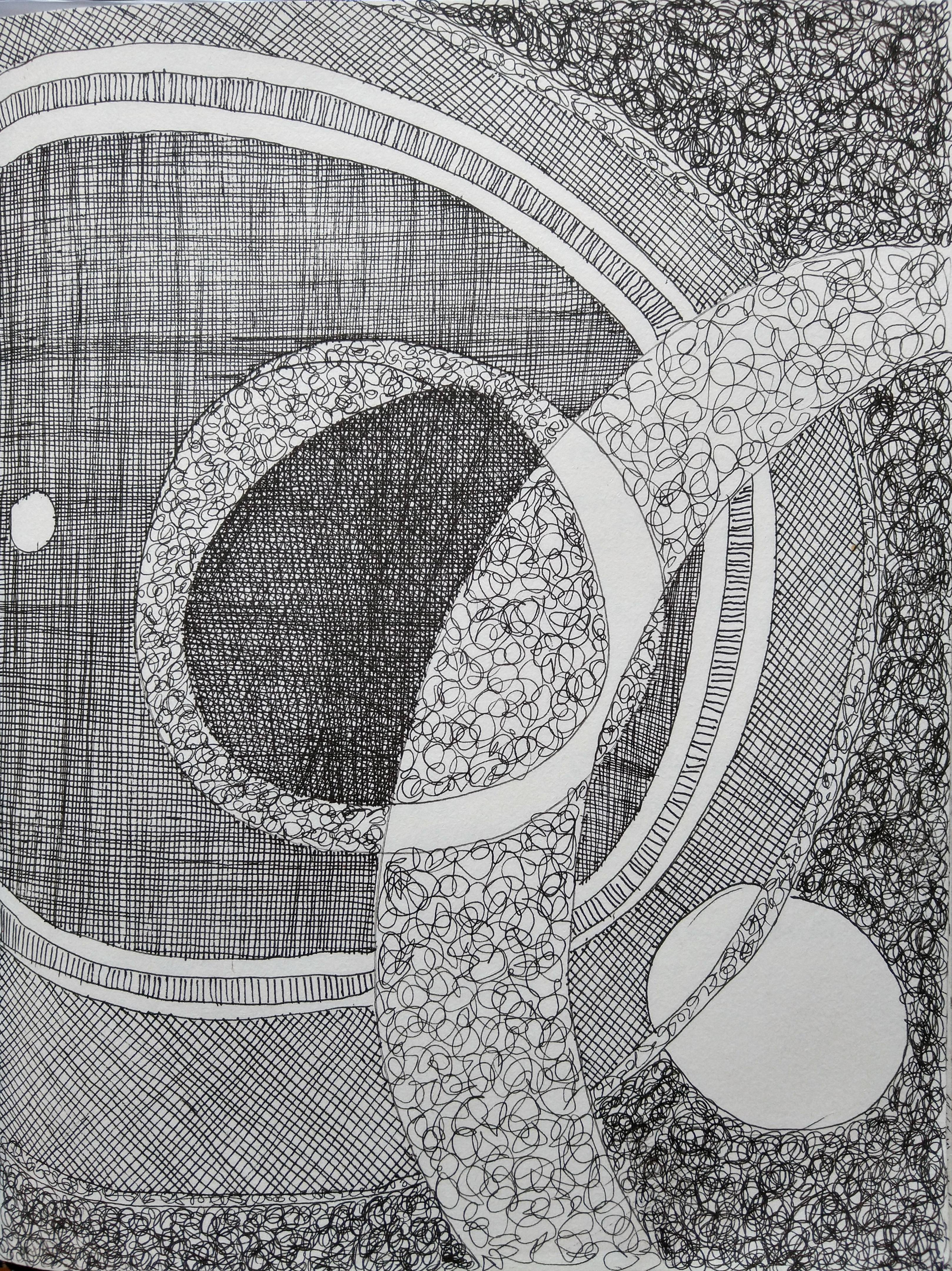 circles lines drawing